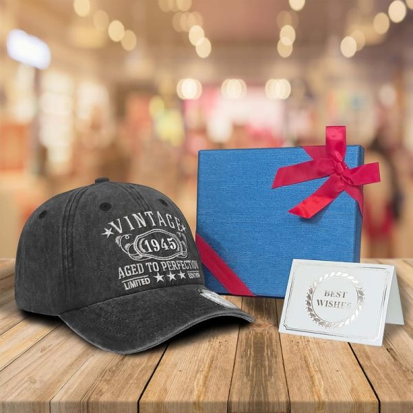 Vintage Birthday Hats For Men & Women, 30th-100th Personalized Gift - Image 6