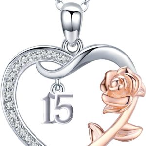 925 Silver Heart Necklace - Perfect Birthday Gift For Women