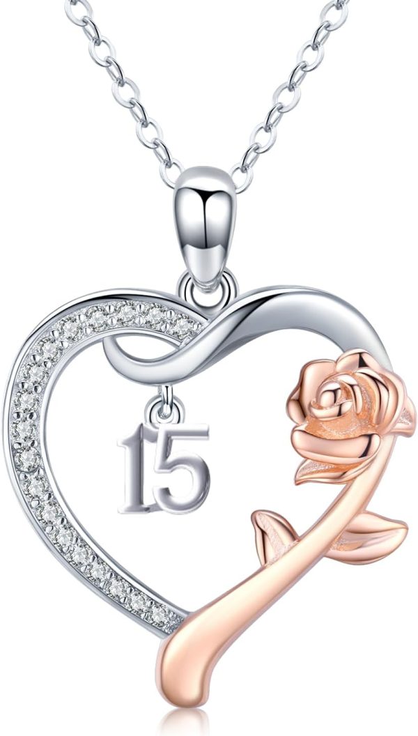 925 Silver Heart Necklace - Perfect Birthday Gift For Women