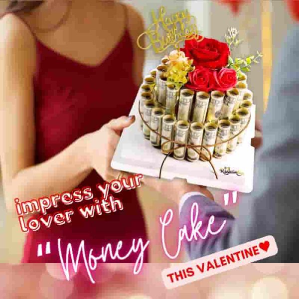 Surprise Money Cake Gift Box - Unique Birthday & Holiday Gift - Image 3