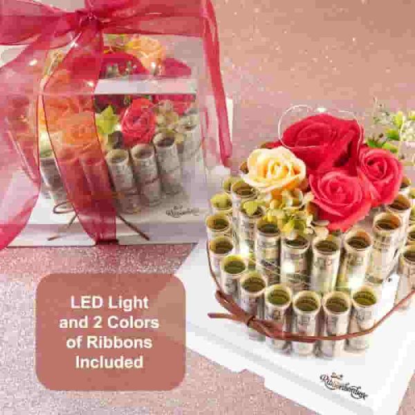 Surprise Money Cake Gift Box - Unique Birthday & Holiday Gift - Image 4