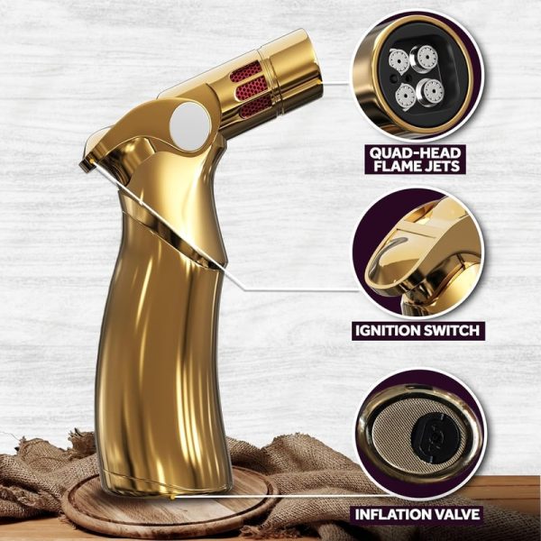 Premium Cocktail Smoker Kit - 6 Flavor Chips & Torch Set - Image 3