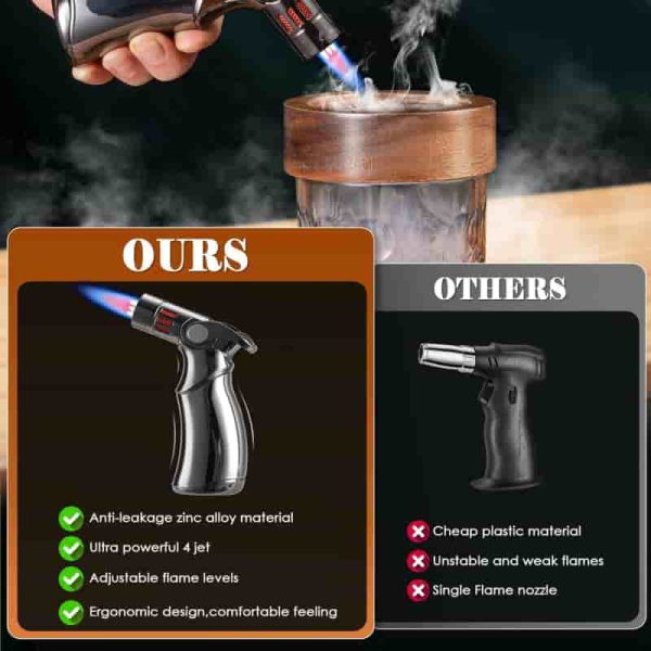 Best Whiskey Smoker Kit With Wooden Barrel - Includes Torch & 6 Wood Chips - Image 6