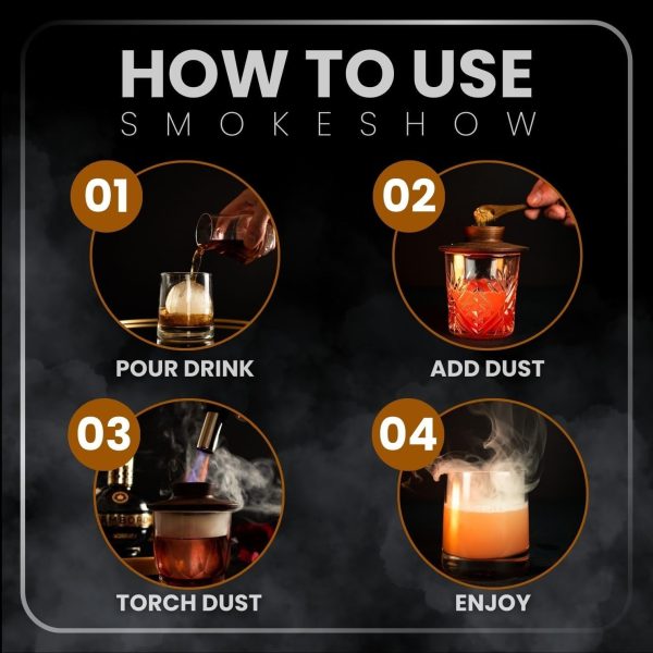 Premium Cocktail Smoker Kit With 6 Wood Chip Flavors - Image 5