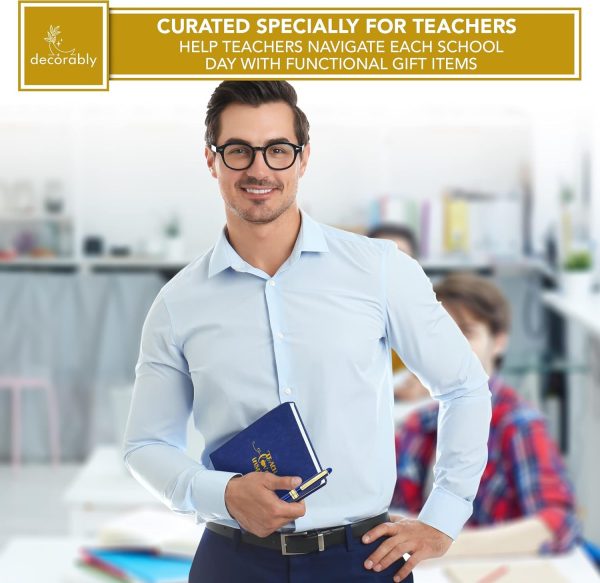 Best Blue Teacher Gift Set - Notebook, Pen & More - Image 6