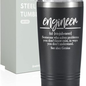Funny Engineer Travel Mug - 20oz Stainless Steel Gift For Engineers