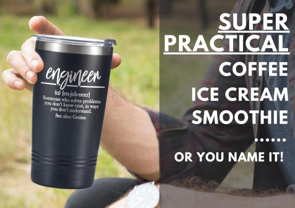 Funny Engineer Travel Mug - 20oz Stainless Steel Gift For Engineers - Image 3