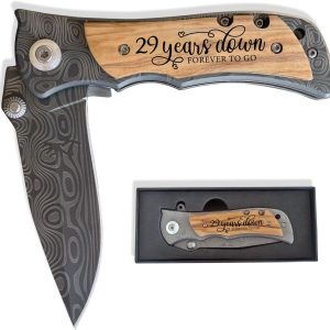 Best 29th Anniversary Gift For Him - Personalized Knife