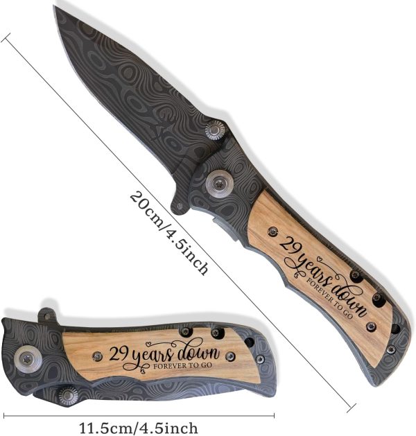 Best 29th Anniversary Gift For Him - Personalized Knife - Image 2