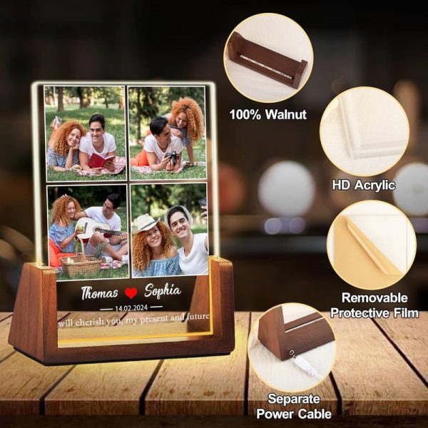 Best Personalized Acrylic Light-up Photo Frame Gifts - Image 5