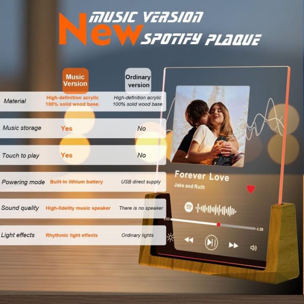 Personalized Spotify Led Plaque For Music Lovers - Image 3