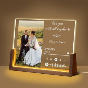 Best Custom Led Spotify Plaque Gift For Couples
