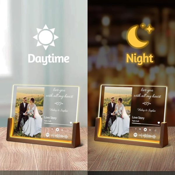 Best Custom Led Spotify Plaque Gift For Couples - Image 4
