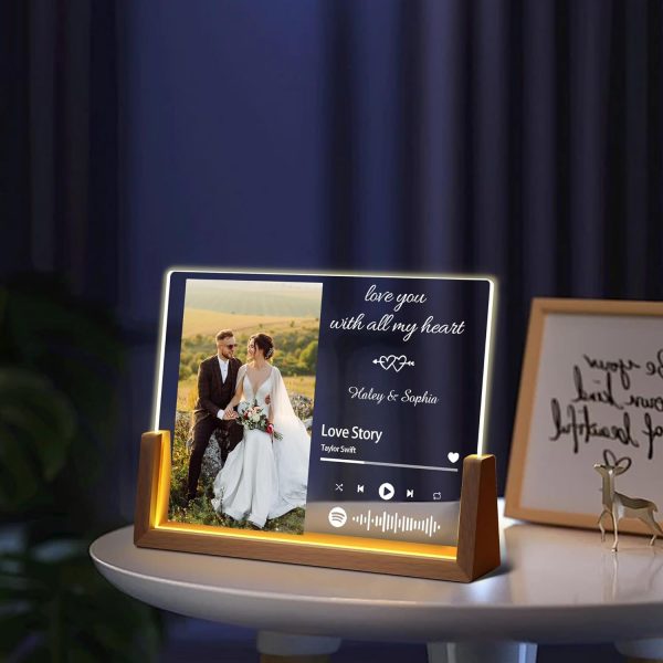 Best Custom Led Spotify Plaque Gift For Couples - Image 6