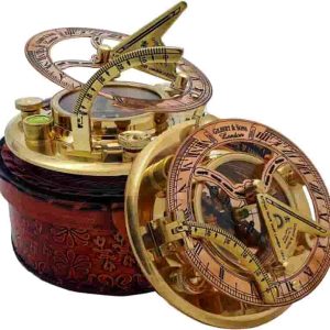 Best Personalized Antique Brass Sundial Compass Gift
