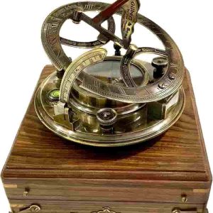 Best Vintage Brass Sundial Clock Gift For Him