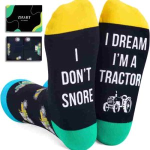 Best Funny Tractor Socks For Men & Teens - Unique Gift