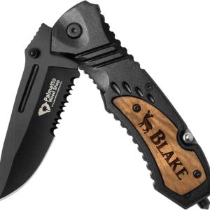 Best Custom Pocket Knife - Engraved Gift For Men | Camping & Hunting