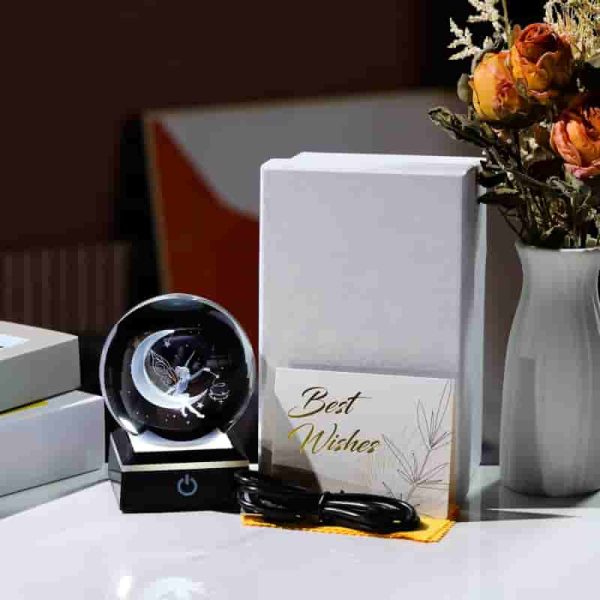 Best 3d Crystal Moon Fairy Gift - Magical Night Light For Her - Image 3