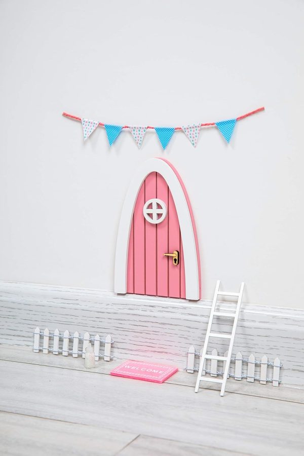 Tooth Fairy Door Kit With Pink Accessories - Magical Gift Idea - Image 4
