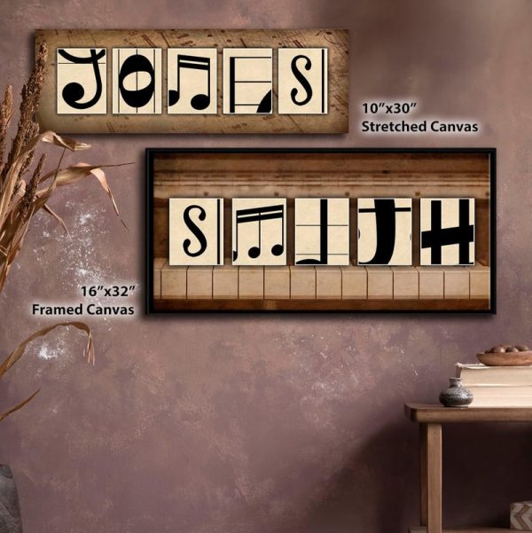 Personalized Music Name Art For Musicians - Unique Wall Décor - Image 2