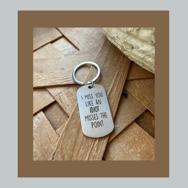 Best Long Distance Keychain Gift For Boyfriend - Funny 'i Miss You' Token - Image 5