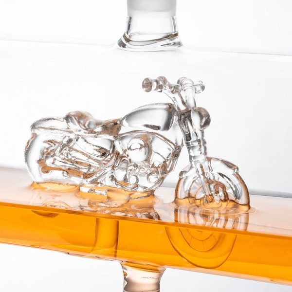 Best Motorcycle Whiskey Decanter Set With Glasses - Unique Gifts For Men - Image 4