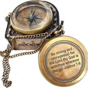 Inspirational Compass Gift - God Guides You | Best Baptism & Graduation Present
