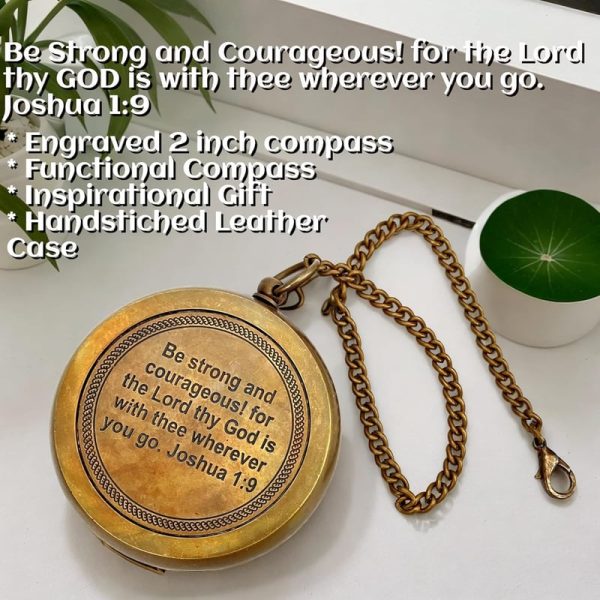 Inspirational Compass Gift - God Guides You | Best Baptism & Graduation Present - Image 5