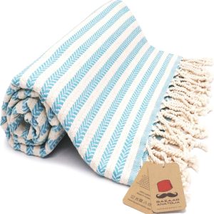 Best Turkish Cotton Beach Towel - Quick Dry 71x39 Inches