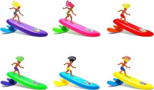 Surfer Dudes Mini Surfboard Toy - Wave Powered Fun For Kids - Image 4