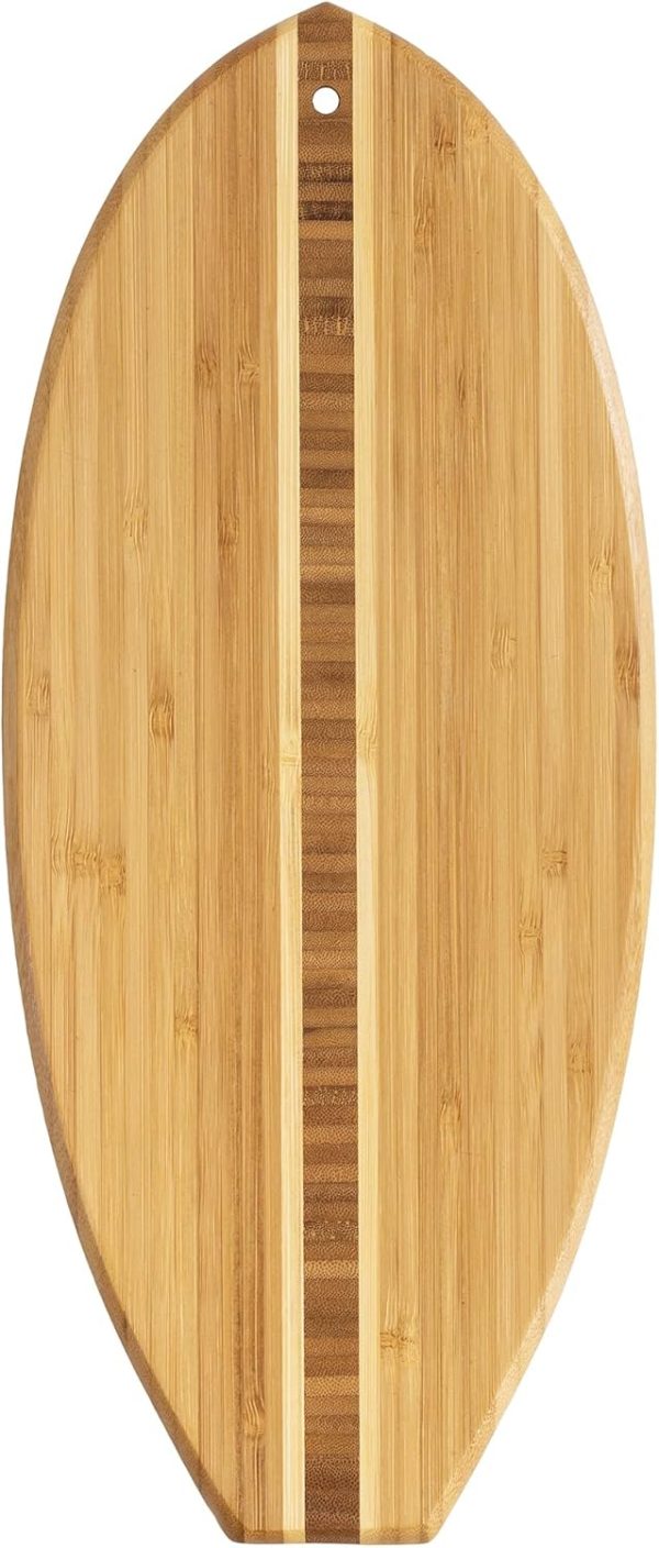 Best Surfer Bamboo Cutting Board - 14.5" X 6"