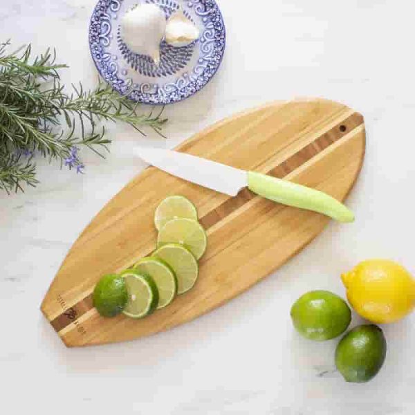 Best Surfer Bamboo Cutting Board - 14.5" X 6" - Image 3