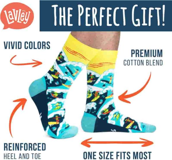 Best Unisex Bicycle Socks - Funny Gifts For Cyclists - Image 2