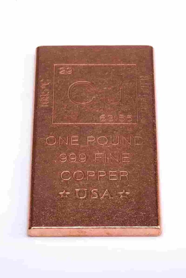 1 Lb Copper Bar - 999 Fine With Certificate | Unique Metals - Image 4