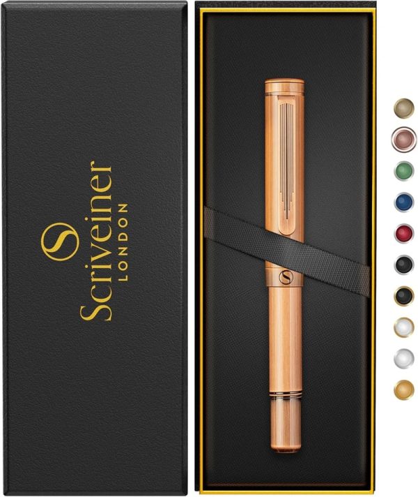 Scriveiner Luxury Copper Rollerball Pen - Best Gift For Professionals
