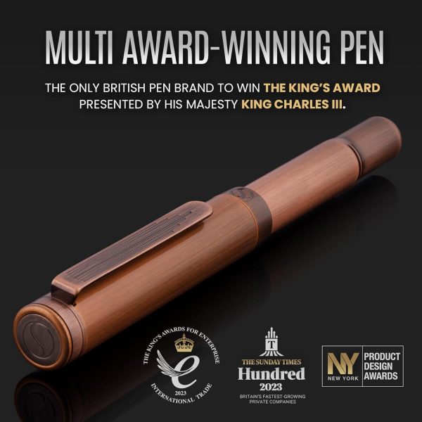 Scriveiner Luxury Copper Rollerball Pen - Best Gift For Professionals - Image 2