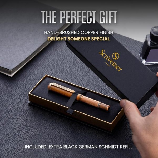 Scriveiner Luxury Copper Rollerball Pen - Best Gift For Professionals - Image 3