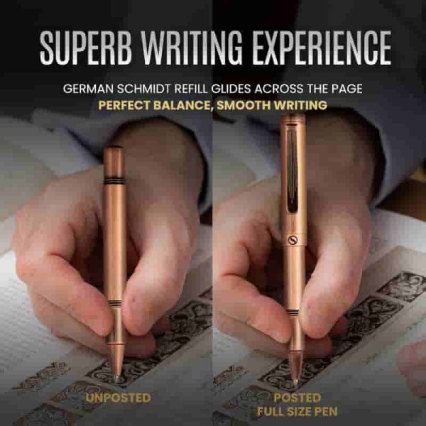 Scriveiner Luxury Copper Rollerball Pen - Best Gift For Professionals - Image 5