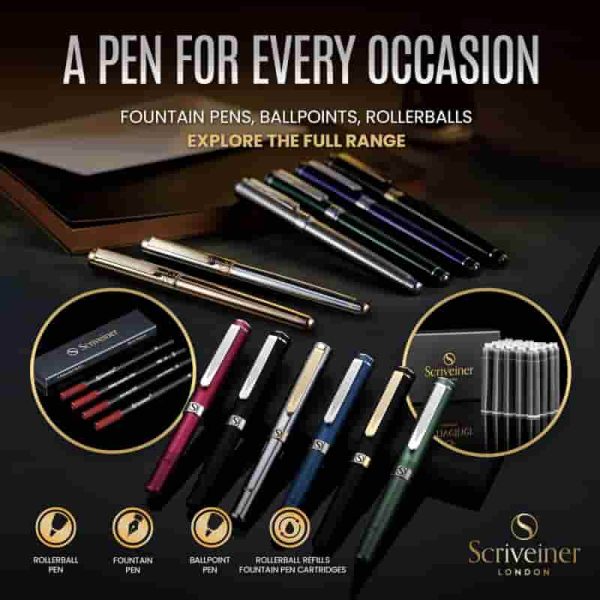 Scriveiner Luxury Copper Rollerball Pen - Best Gift For Professionals - Image 6