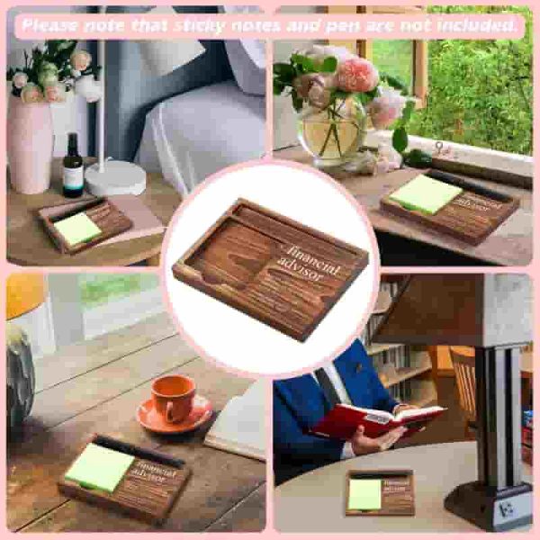 Financial Advisor Desk Gift: Notepad & Pen Holder - Image 6