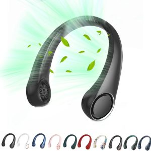 Best Portable Neck Fan - 360° Wearable Cooling, Bladeless Design