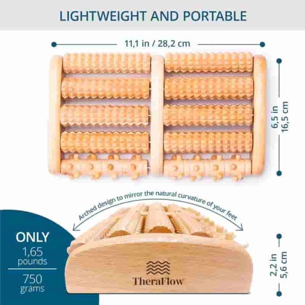 Best Theraflow Foot Roller For Plantar Fasciitis Relief | Relaxing Gift For Mom & Dad - Image 5