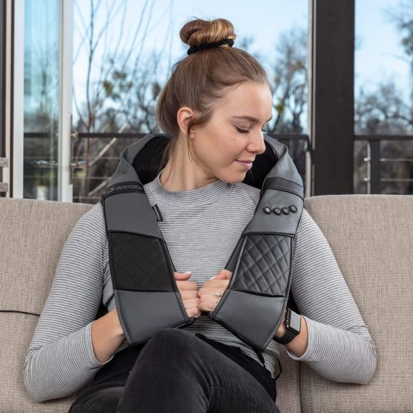 Resteck Shiatsu Neck & Back Massager With Heat - Relieve Muscle Pain - Image 2