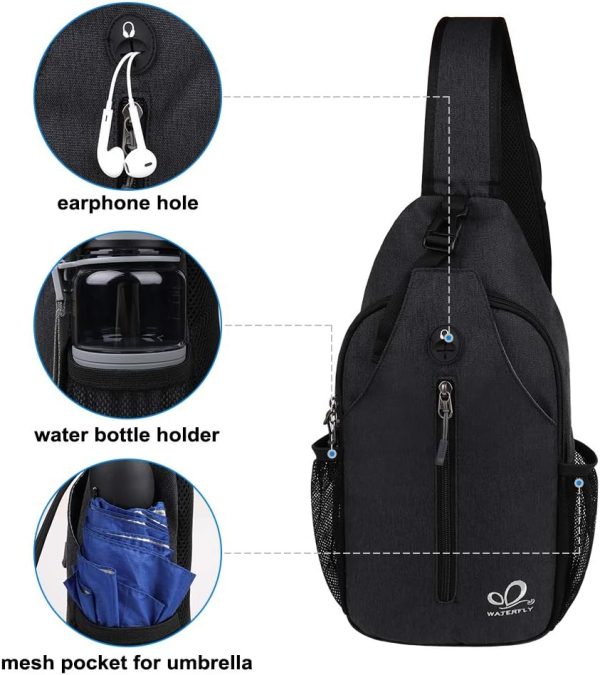 Waterfly Crossbody Sling Bag – Best Daypack For Hiking & Travel - Image 5