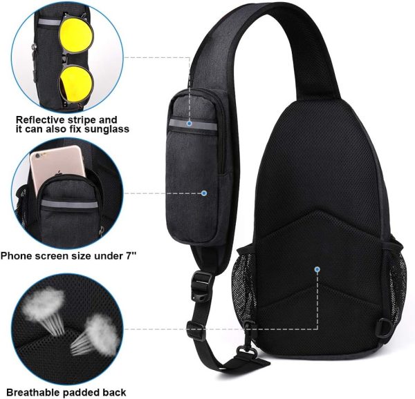 Waterfly Crossbody Sling Bag – Best Daypack For Hiking & Travel - Image 6