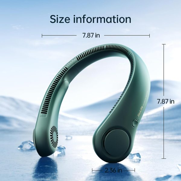 Jisulife Bladeless Wearable Neck Fan - 5 Speed Rechargeable - Image 2