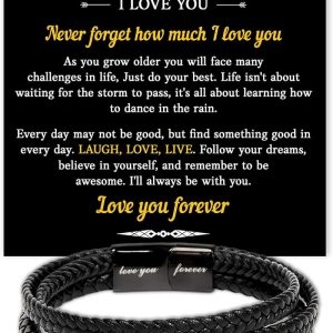 To My Son Bracelet: Thoughtful Birthday Gift From Parents