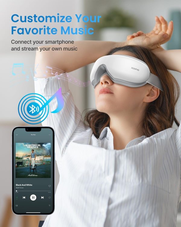 Renpho Smart Eye Massager With Heat - Relax & Reduce Eye Strain - Image 5
