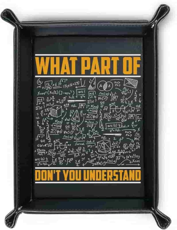 Best Math Gifts For Men: Math Teacher Valet Tray Organizer